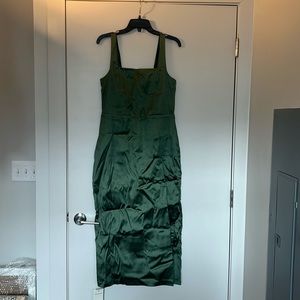 Green Abercrombie & Fitch fitted dress